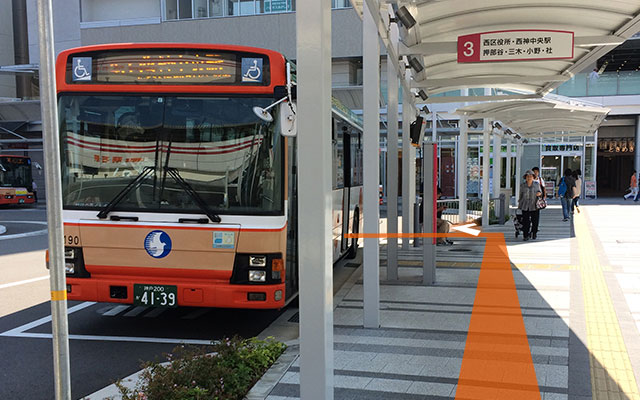 あらき整形外科アクセスマップ③神姫バスに乗車